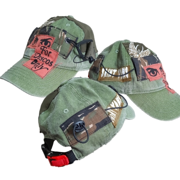 Urban Outfitters Accessories - (SOLD)1 of 1 Green Tactical Cap by 𝙎𝙖𝙞𝙣𝙩 𝙔𝙖𝙢𝙨🧞